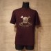 画像1: 666 skull T-shirts brown (1)