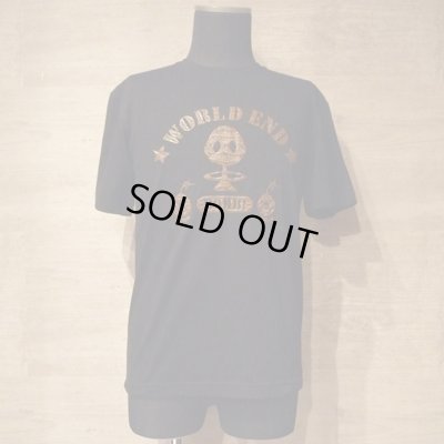 画像1: world end skull T-shirts black