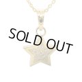 ゴールド＆ダイヤモンドのスターネックレス「tiny star light pendant」