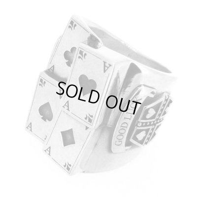 画像4: 【1点のみ】人気NO.1リング 4CARD RING 17号 10,000円