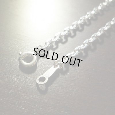 2.7mmシルバーカットアズキチェーン