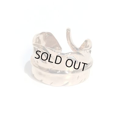 シルエットフェザーリング ピンクゴールドver.（ラージ）　アークシルバーアクセサリーズ