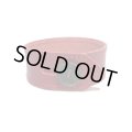 [レザーブレスレット] lily button single bracelet (red)