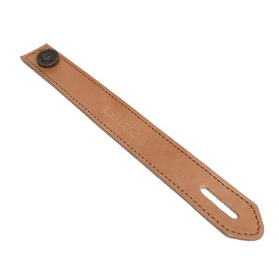 リリーボタン シングルレザーブレスレット（ナチュラルブラウン）アークシルバーアクセサリーズ