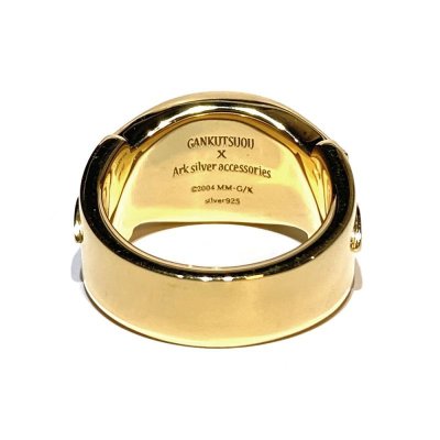 [巌窟王]メッセージ シルバーリングGD「Attendre et espérer（待て、しかして希望せよ）」/ アークシルバーアクセサリーズ