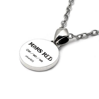 MARS RED(マーズレッド)公式グッズ タケウチ エンブレム ペンダント / MARS RED × Ark silver accessories