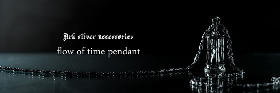 砂時計ネックレス フローオブタイムペンダント