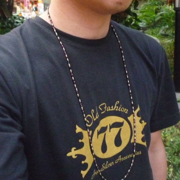 画像5: 5連巻きのお洒落なストーンブレスレット「ノーブル ストーンブレスレット ロング [オニキス×ガーネット]」