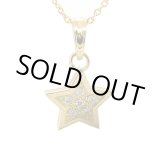 画像: ゴールド＆ダイヤモンドのスターネックレス「tiny star light pendant」