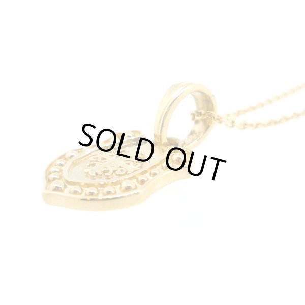 メンズ　ゴールド ホースシューペンダント