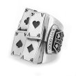 画像2: 【1点のみ】人気NO.1リング 4CARD RING 17号 10,000円