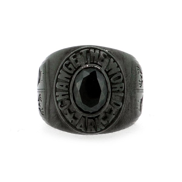 カレッジリング(ブラック)