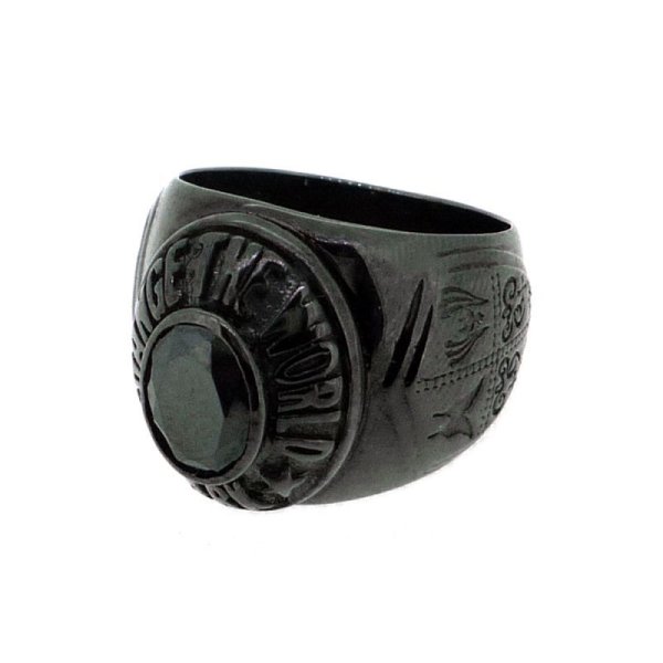 カレッジリング(ブラック)