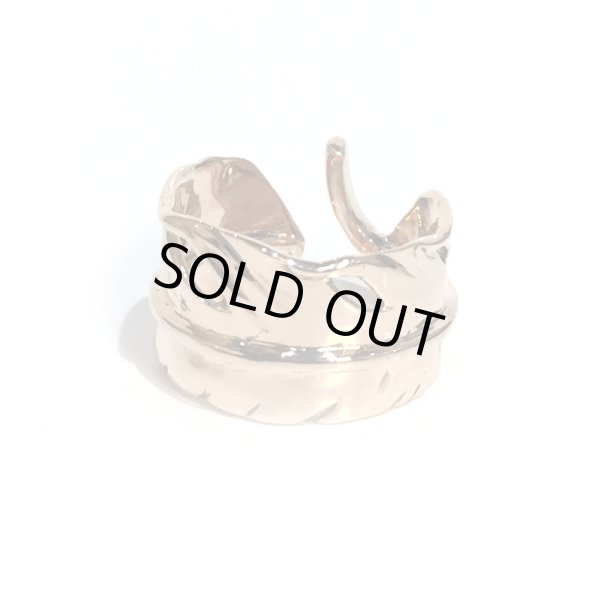 シルエットフェザーリング ピンクゴールドver.（ラージ）　アークシルバーアクセサリーズ