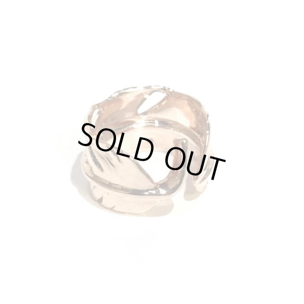 シルエットフェザーリング ピンクゴールドver.（ラージ）　アークシルバーアクセサリーズ