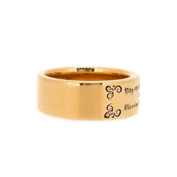 祈りのメッセージリング(ピンクゴールド)