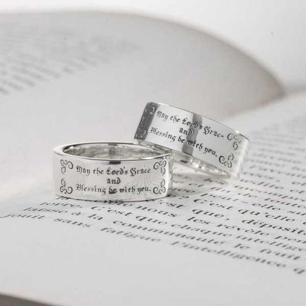 祈りのメッセージリング シルバーリング