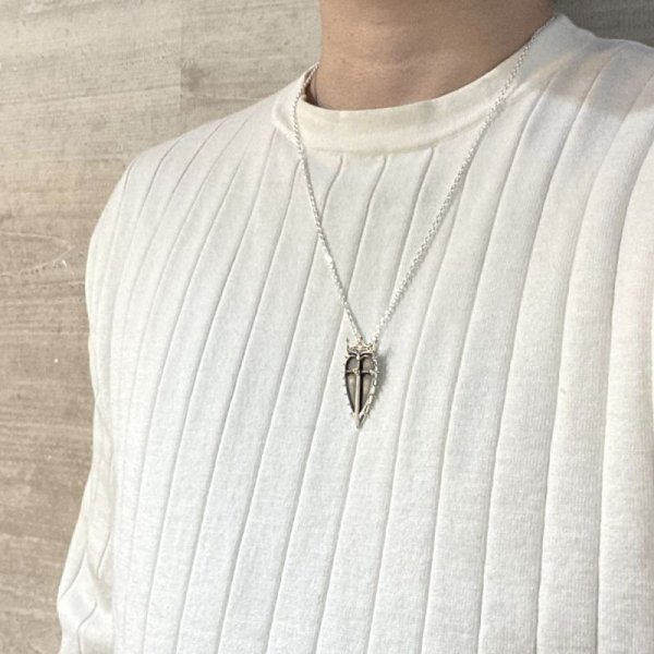 [巌窟王]モンテ・クリスト伯爵 エンブレム シルバーネックレスSV「Le Comte de“Monte-Cristo”」/ Ark silver accessories