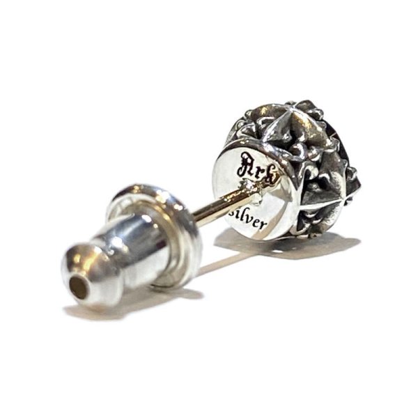 ロイヤルクラウンピアス(スモーキークォーツ) アークシルバーアクセサリーズ