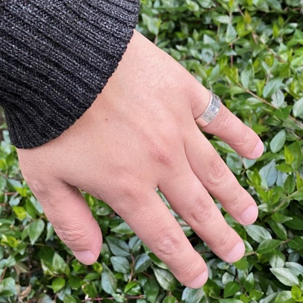 祈りのメッセージリング シルバーリング