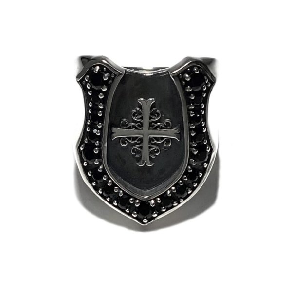 メンズ ホースシューリング(オニキス)