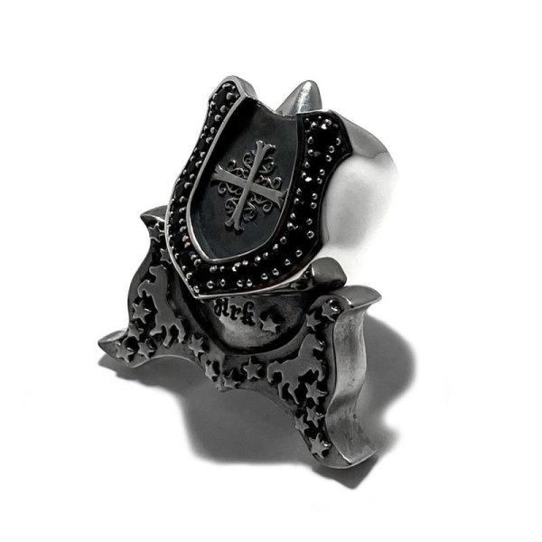 メンズ ホースシューリング(オニキス)